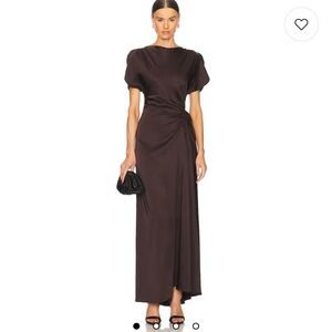 ALC Nadia Gown in Chocolate brown